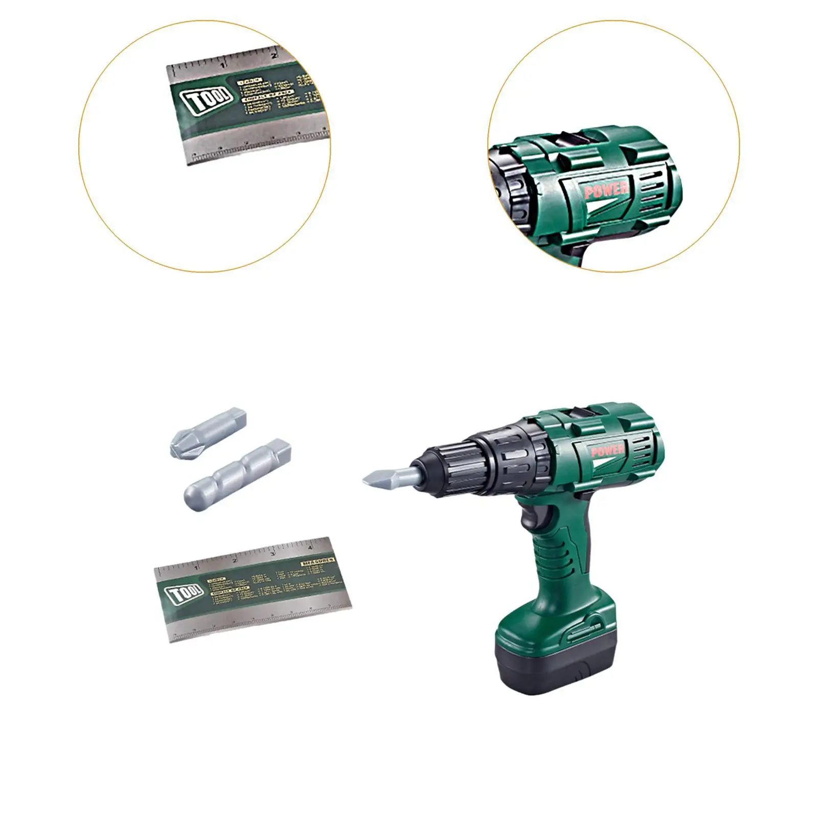 Kid Tool Set Speelgoedkettingzaag voor kinderen Kinderspeelgoed Cadeau, bouwgereedschap, Peuters Gereedschapsset Elektronische kettingzaagspeelgoed voor jongens en kinderen