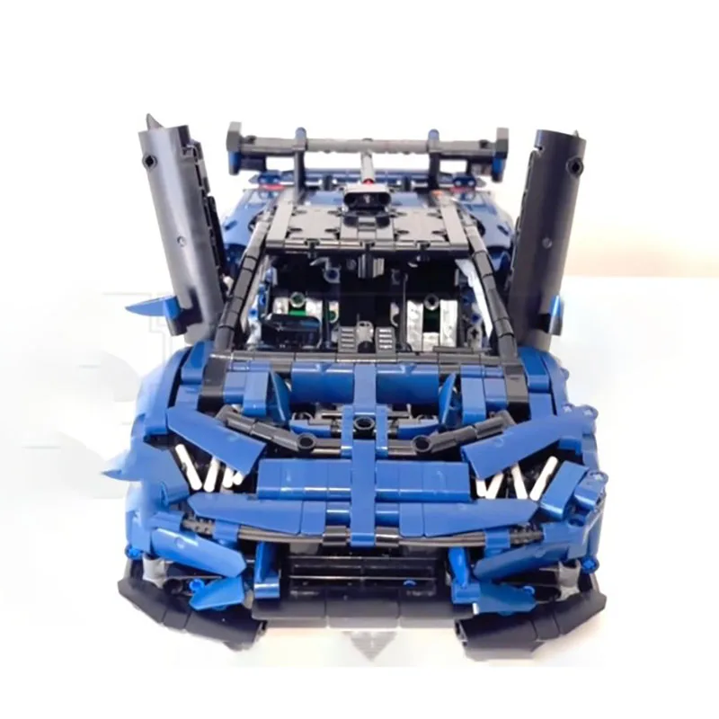 チャンピオンスピードカー MOC 組み立てブロック モジュール式スーパースポーツカーモデル テクノロジーブロック クリスマスDIYおもちゃ 組み立てギフト