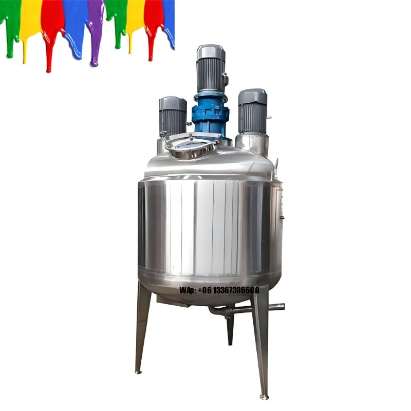

Liquid Mixing Machine With Heater Homogenizing Emulsifying100l 200l 500l 1000l Liquid Additives Syrup Mixing Tank