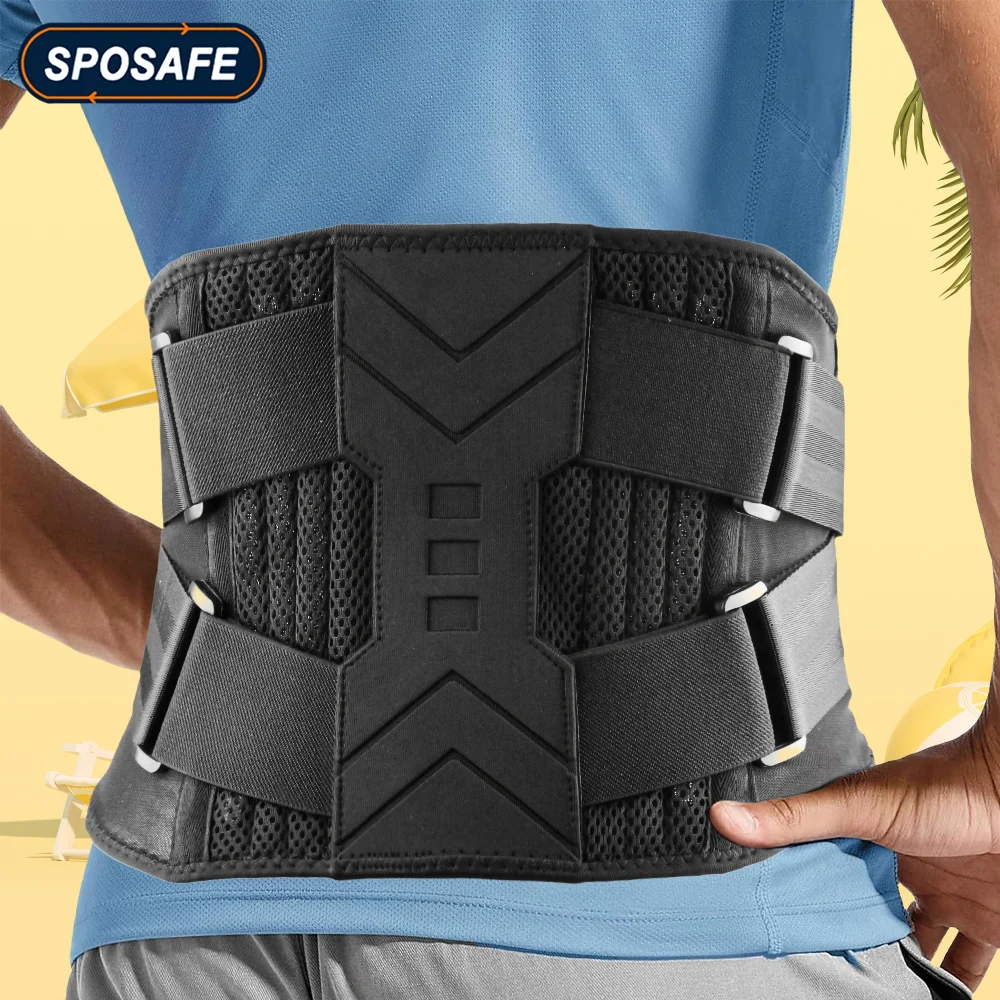 

Lightweight & Breathable Waist Back Support Belt for Mild To Moderate Lower Back Pain, Muscle Spasm, Strains, Arthritis,Sciatica