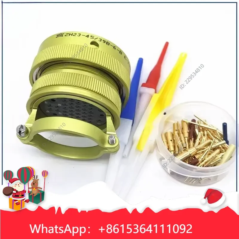 Widely Applied， for ZH23-45/39B-6-B 45-Core Aviation Plug Connector Power Cable Head Male and Female Cost effective，1pc
