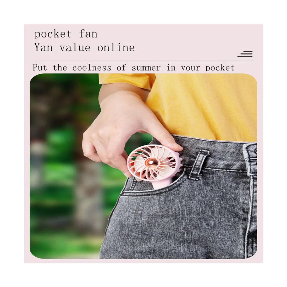 Handheld Mini Fan C…