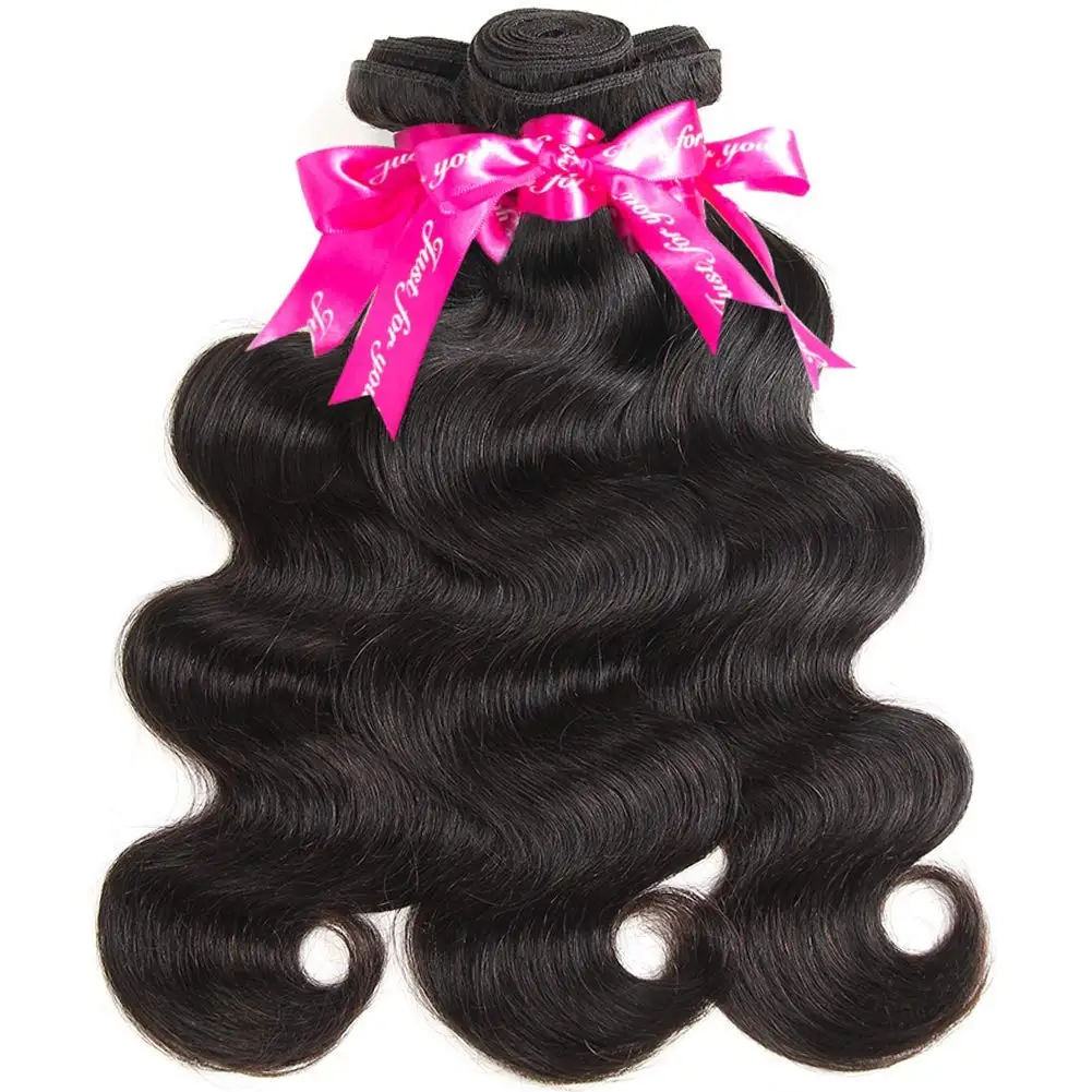 Cabelo brasileiro Weave Pacotes, Loose Body Wave, Virgem Remy Cabelo Humano, Extensões de cabelo cru, Tissage, 28 em, 30 em, 32 em, 1 Pacotes, 3 Pacotes, 4 Pacotes