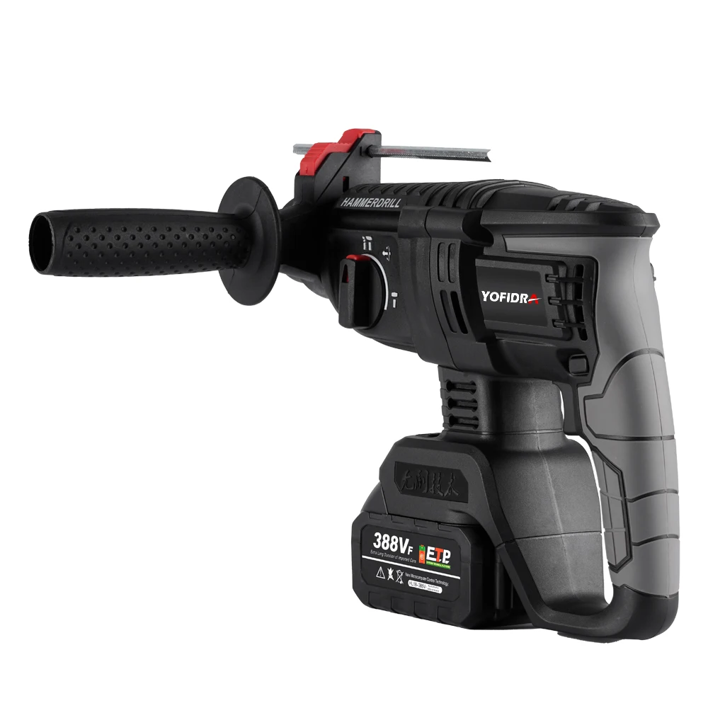 

Brushless Electric Impact Dril Hammer Handheld Multifunction Rotary Rechargeable Power Tool for Makita 18V Battery
