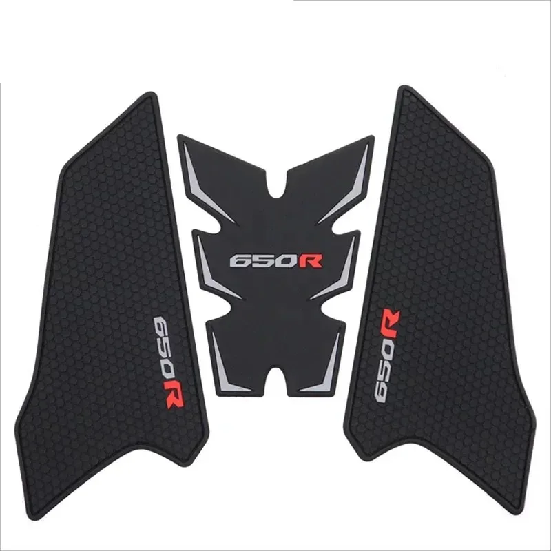 Almohadillas de agarre de tanque para HONDA CBR650R CB650R 2019-2023, pegatina protectora, almohadilla de tracción de tanque lateral 3M