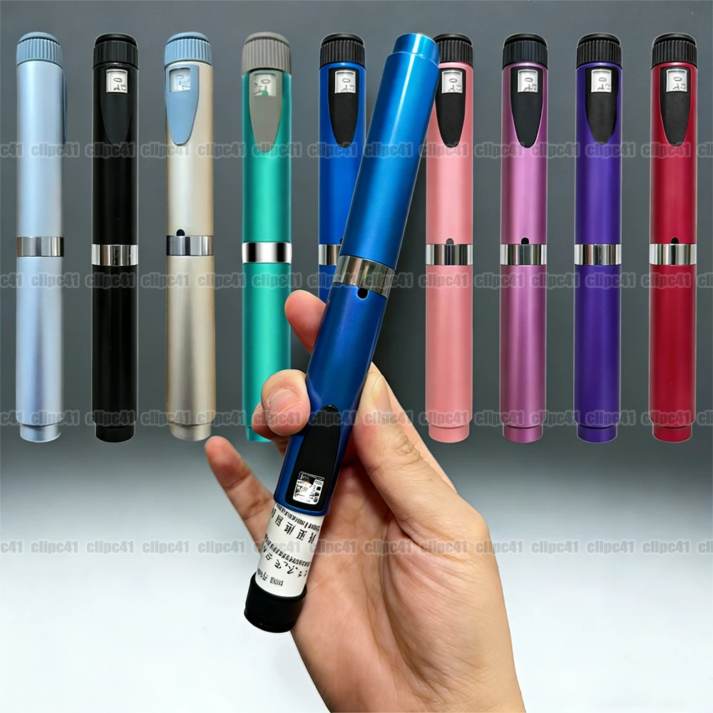 1 Set with Box Insulin Injection Pen 3ml Cartridges Empty Cassette Bottle Individual Packaging 8mm Pen Tip for Lilly Insulin Pen