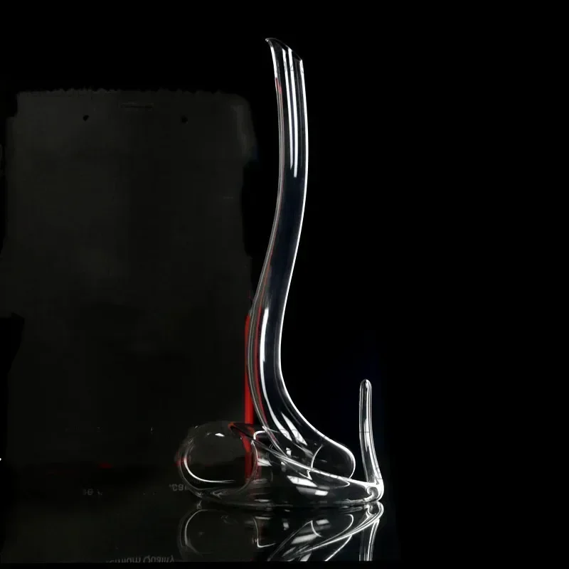 Handmade Creative Serpentine Dean Special Transparent Glass Wine Glass Set Family