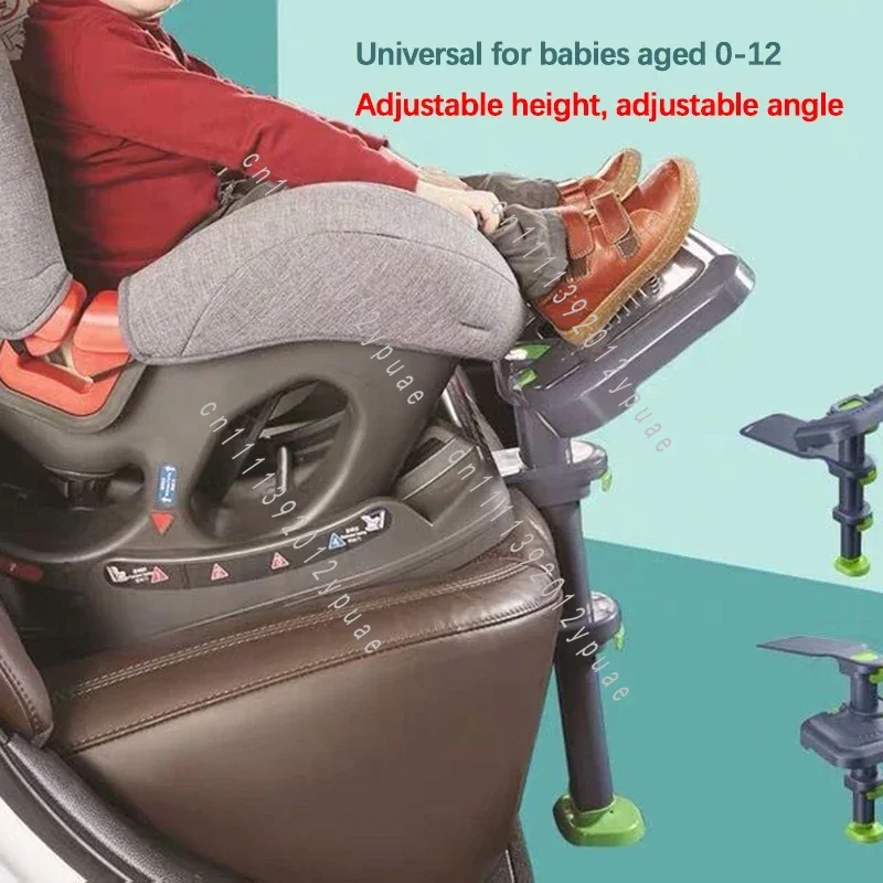 Angle Adjustable Kids Car Seat Footrest Portable Children Foot Stool Travel Foot Support for Child Car Seat