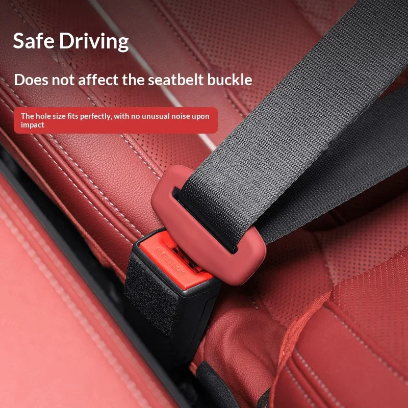 For Opel Astra J K Insignia A B Mokka X Grandland Corsa D E F Car Seat belt buckle cover Silicone protective covercar accessorie