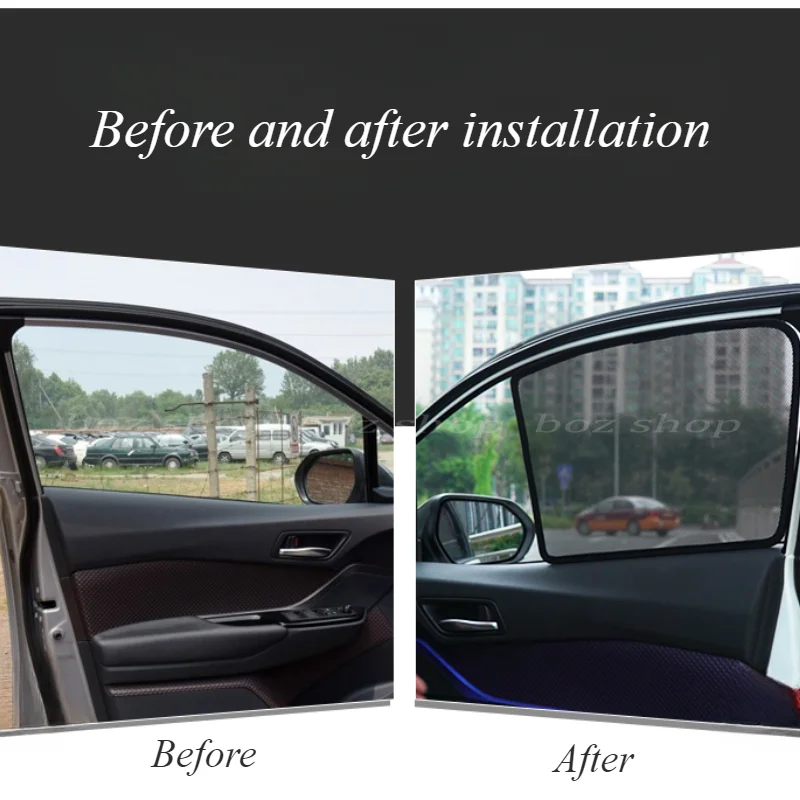 For Toyota IZOA CHR Car Special Magnetic Curtains Car Screen Sunshade Sunscreen Anti-Mosquito Modification Car Refit Accessories