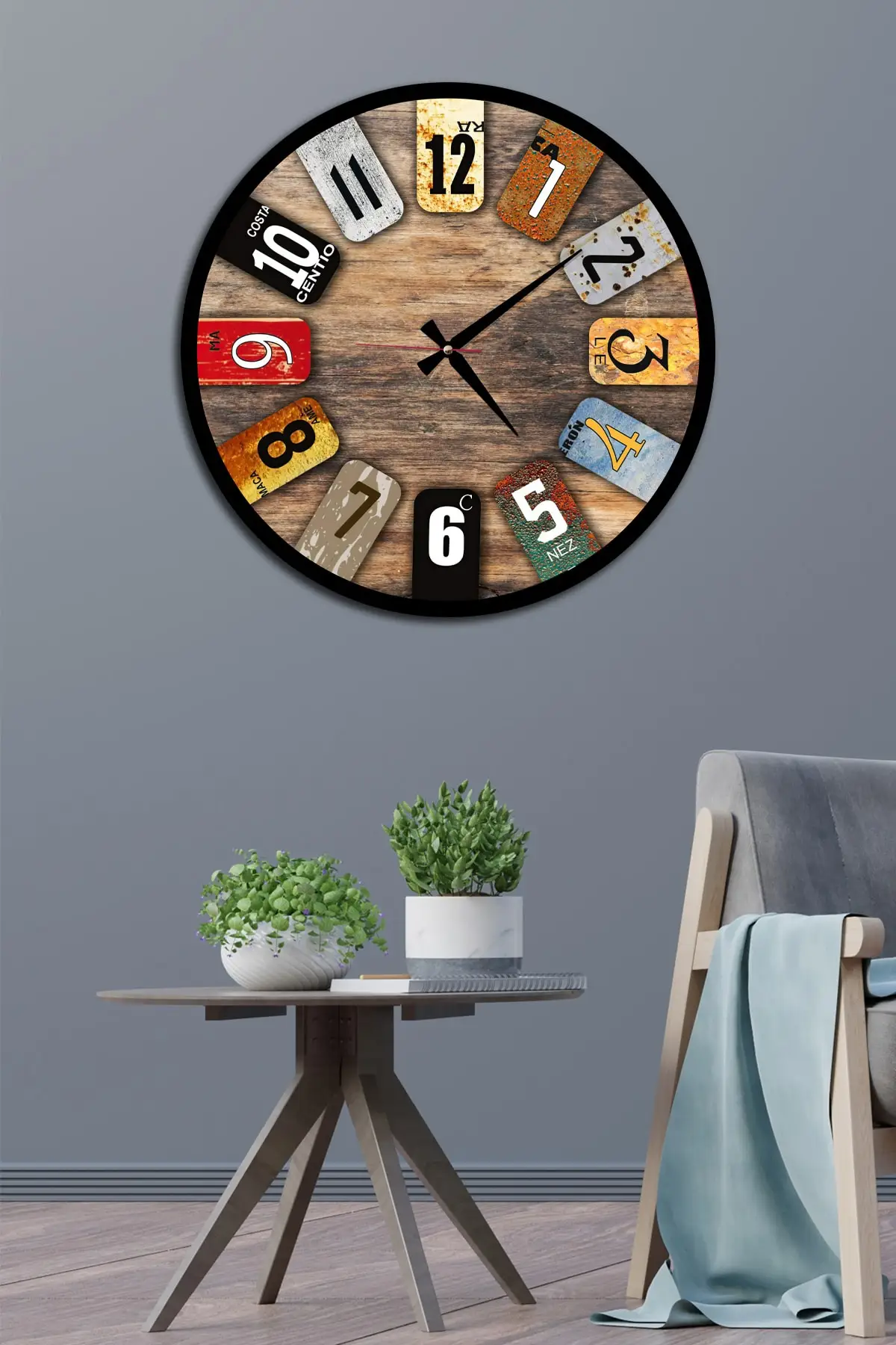 Accessory Wooden Wall Clock DFSAAT761