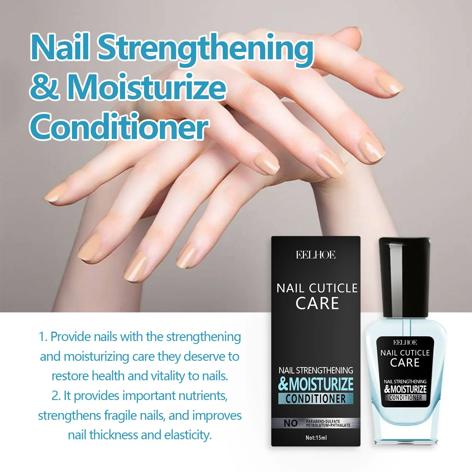 네일 케어 세럼, 큐티클 제거, 손상된 손톱, 조갑진균증 개선, 보습 완화, 손톱 강화 에센스