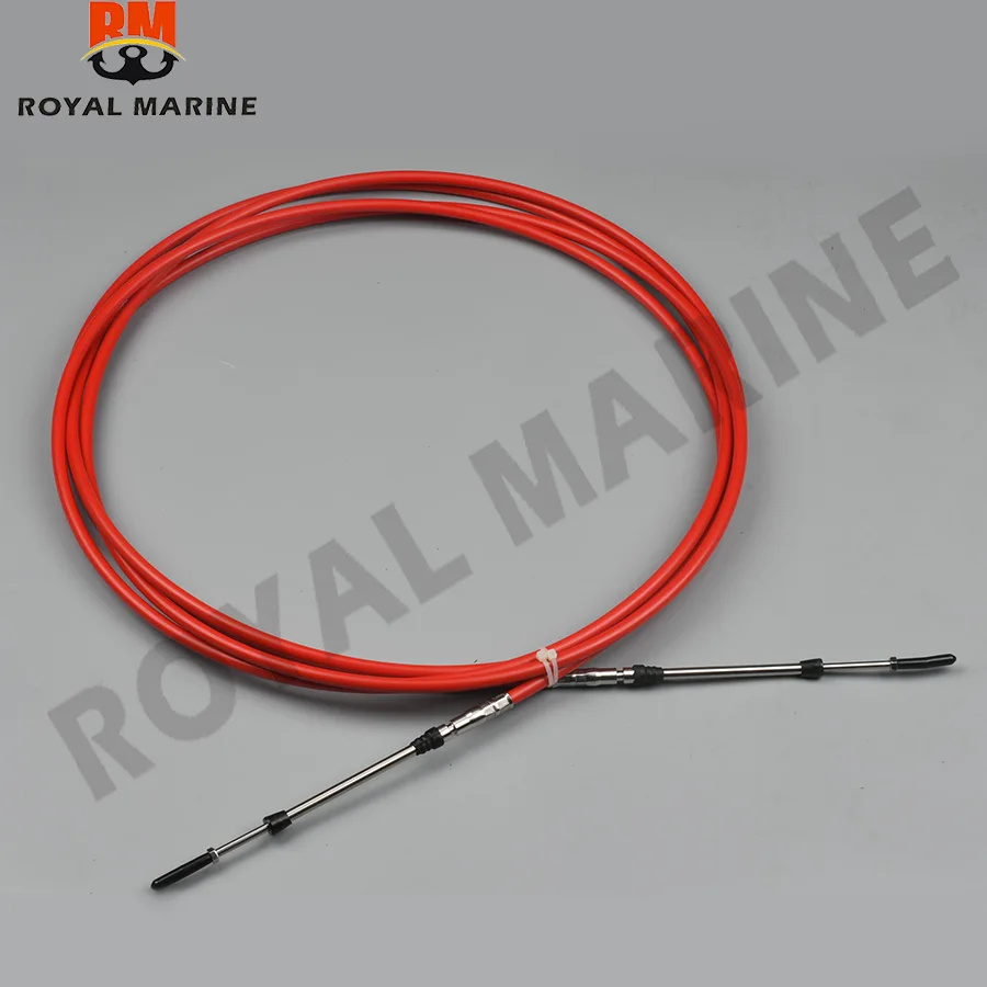 701-48350-30 24FT 701-48320-80 17FT 701-48320-50 15FT Marine Throttle Control Cable For Yamaha Outboard Motor Material: 317