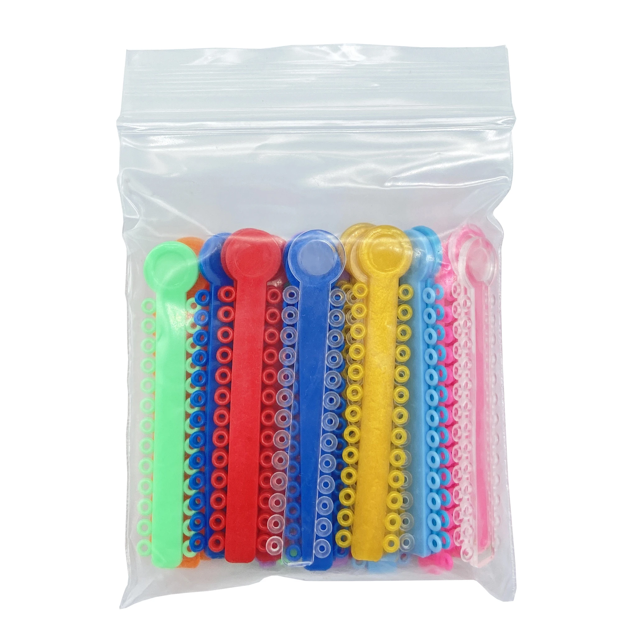 1Pack=1040PCS/40 Sticks Dental Orthodontic Elastic Ligature Ties Bands for Brackets Braces Colourful to Choose