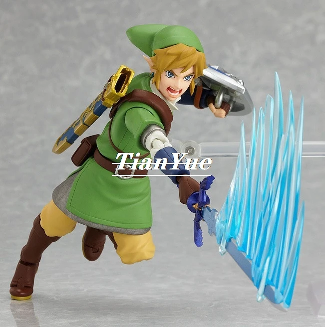 لينك Skyward Sword figma 153 مجموعة ألعاب مفصلية من مادة PVC مقاس 14 سم #6