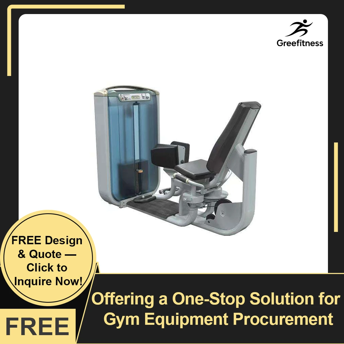 

YTYIN Commercial Use Professional Gym Equipment Exercise Pin Loaded Strength Training Power Trainer Hip Adductor Gym Equipment