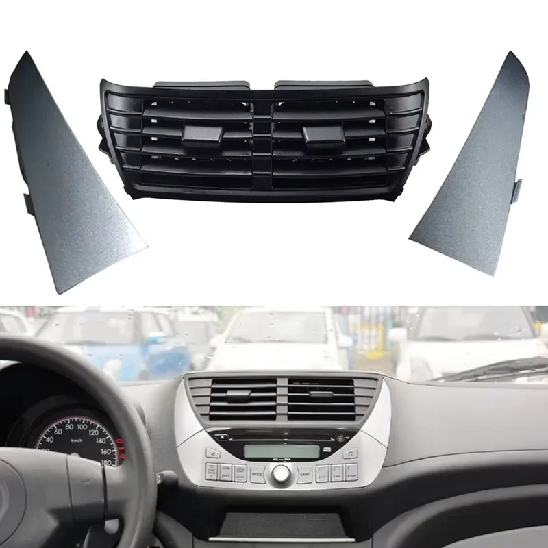 For Suzuki New Alto Instrument Panel Central Air Conditioning Vent Outlet Fan Blade AC Duct Cover Trim Replacement Part