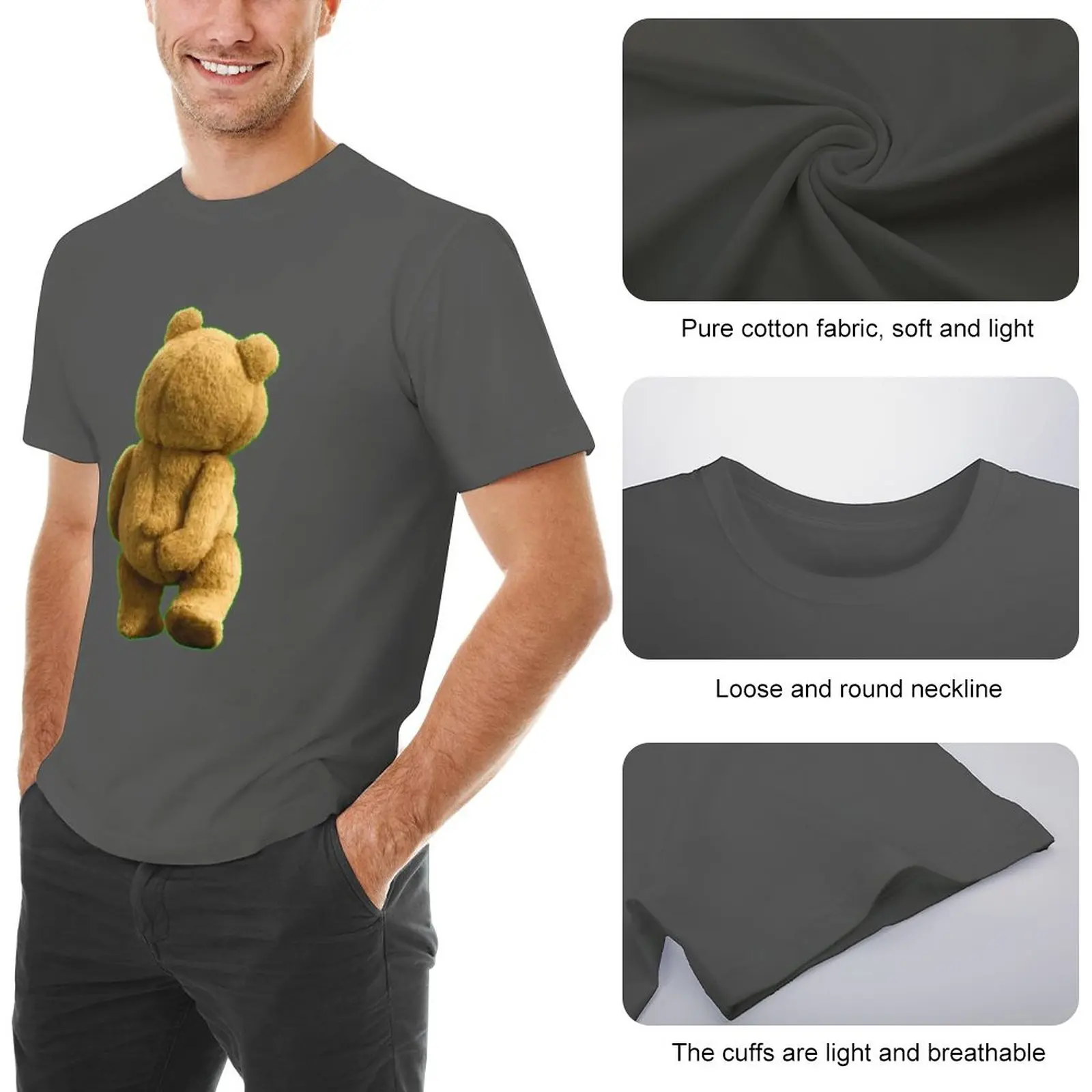 ted bear scratching his ass. T-Shirt boys t shirts t-shirts man mens graphic t-shirts pack