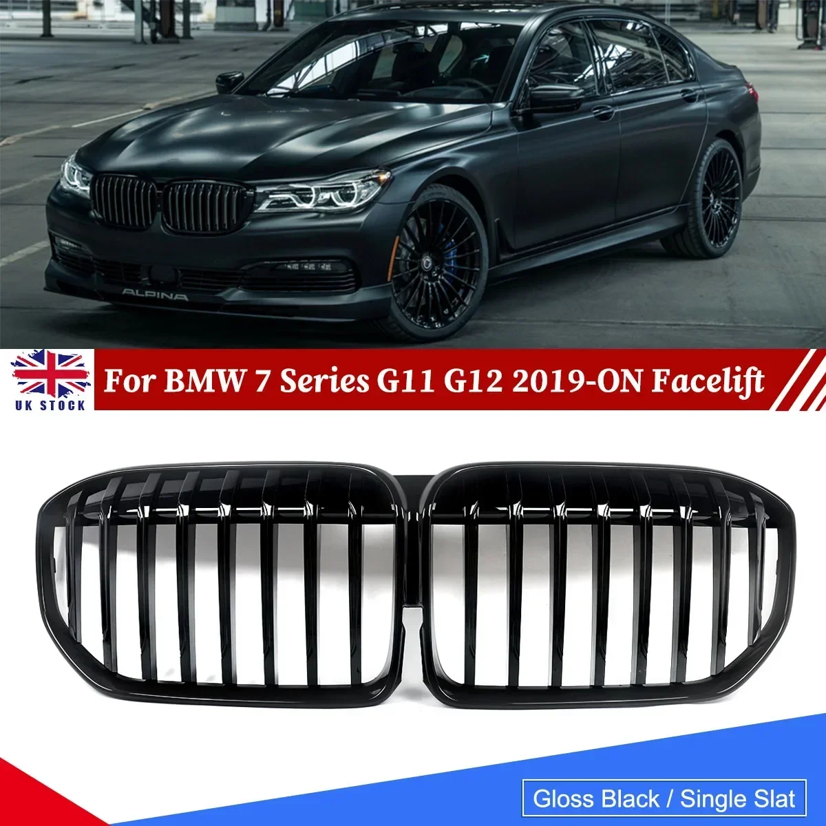 

Передняя панель для BMW, серия 7 G11 G12 LCI 730i 740i Run te i 740e 2-slat/1-slat, 2020 +