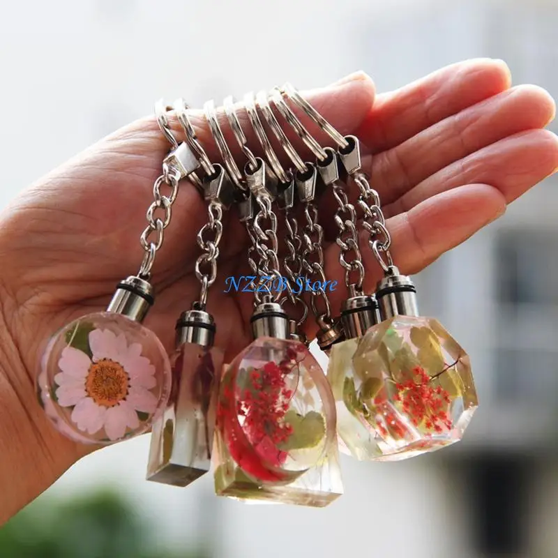 

T21F Creative Keychain Resin Molds Geometric Casting Mold DIY Craft Mould for Women Keychains Pendant