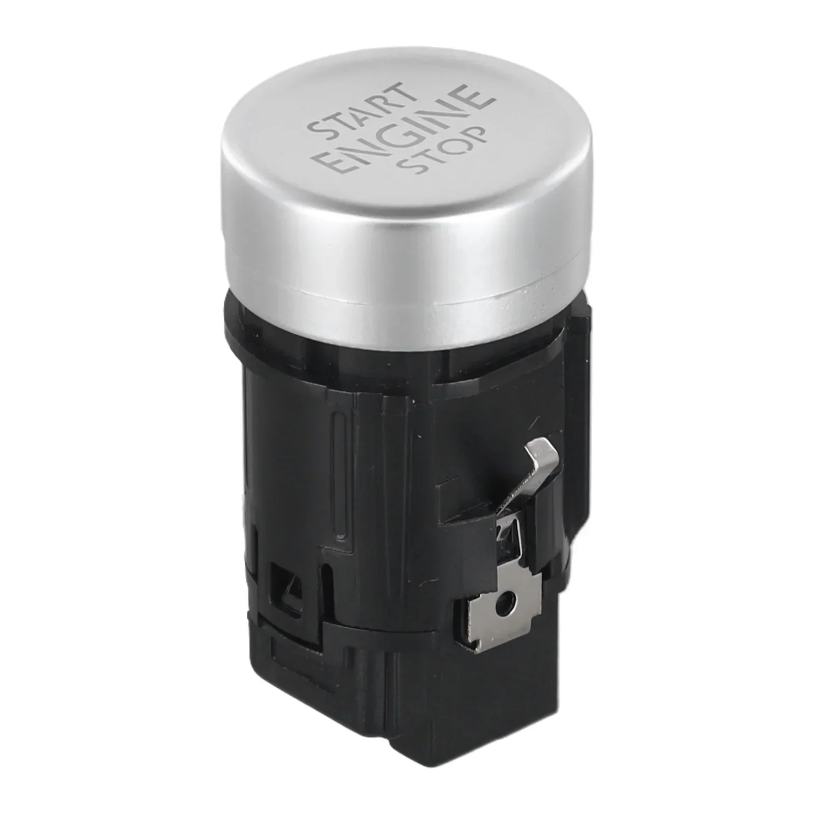 لبدء تشغيل محرك السيارة زر تشغيل محرك السيارة 5G 1959839   مواصفات مصنع الزر الأسود والفضي الجديدة سهلة التركيب
