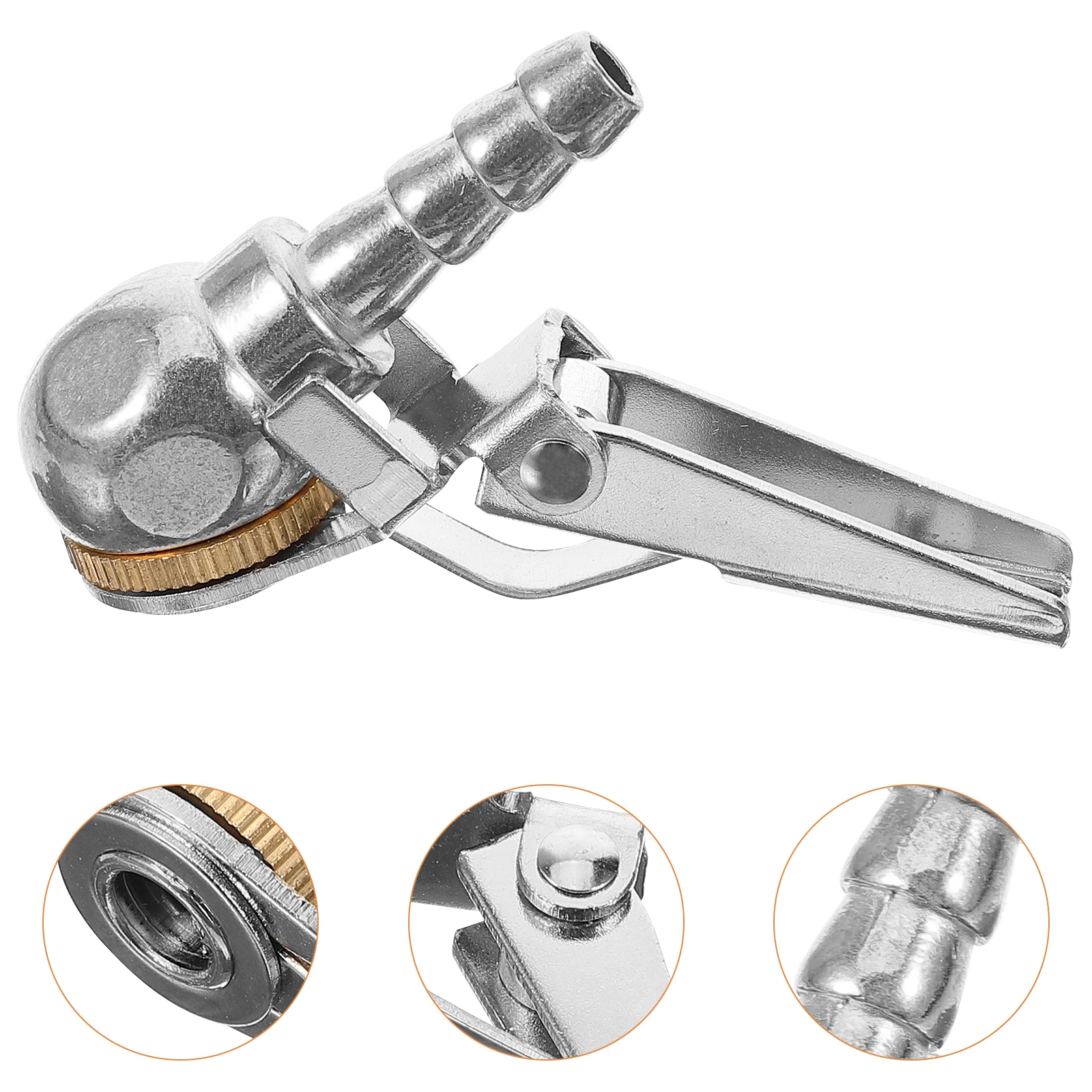 

Car Tire Inflation Duty Air Compressor Accessory Quick Connect Tire Air Chuck Durable Copper Material For