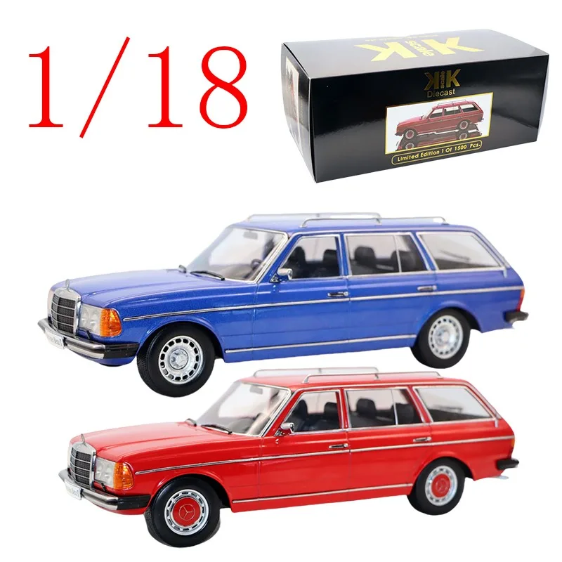 

KK Scale Diecast 1/18 Scale Benz Alloy Model Cars Medeces Benz W123 T Play Vehicles Toys for Boys Gift Original Box