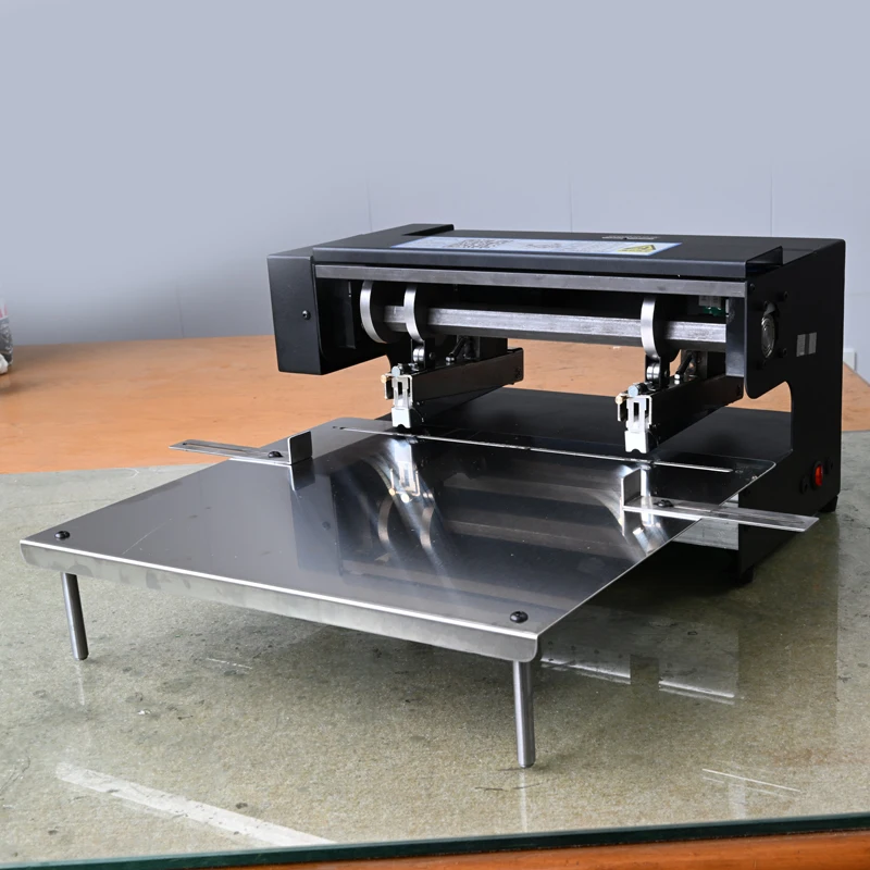 Automatic 50 sheets/min 150 times/min 24W power double head electric hollow stapler for making brochures