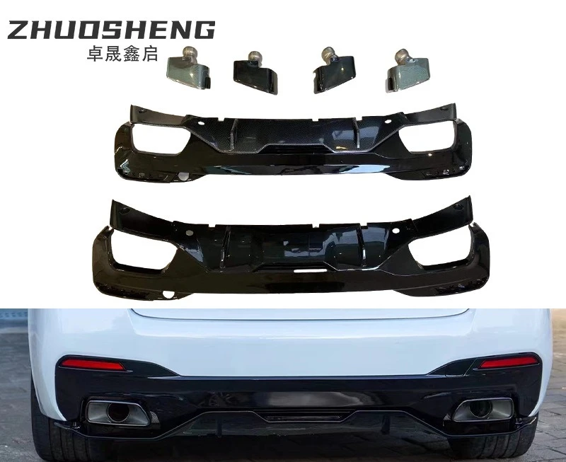 Rear Lip Spoiler Kit for BMW 5 Series G30 G38, 540MP Style Rear Bumper Diffuser, Car Body Kit, Auto Parts Accessories