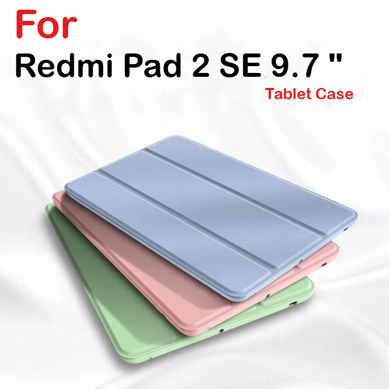 Funda For 2026 New Redmi Pad 2 SE 9.7 Case PU Leather Soft S