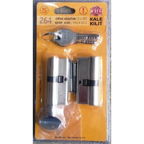 Castle Key 264 Twin Set System Profile Cylinder Common Key Tuzaksız