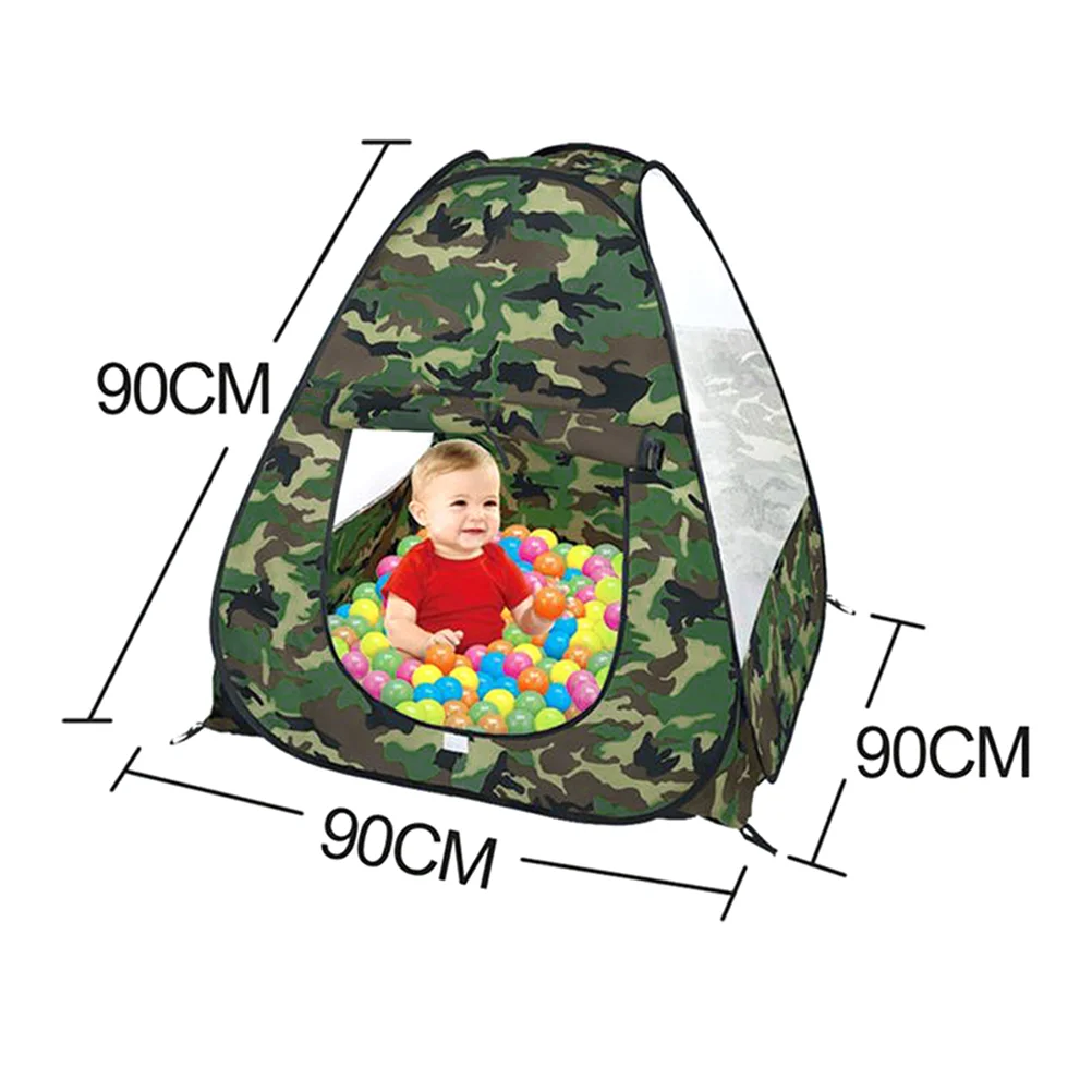 Game House Tunnel Kids Tent Toy Teepee Indoor Camouflage Toys Adventure Station