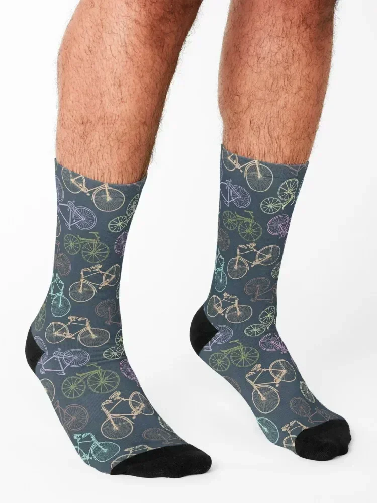 Bicycle 9 Socks Wholesale FASHION cartoon ankle Socks Ladies Men's