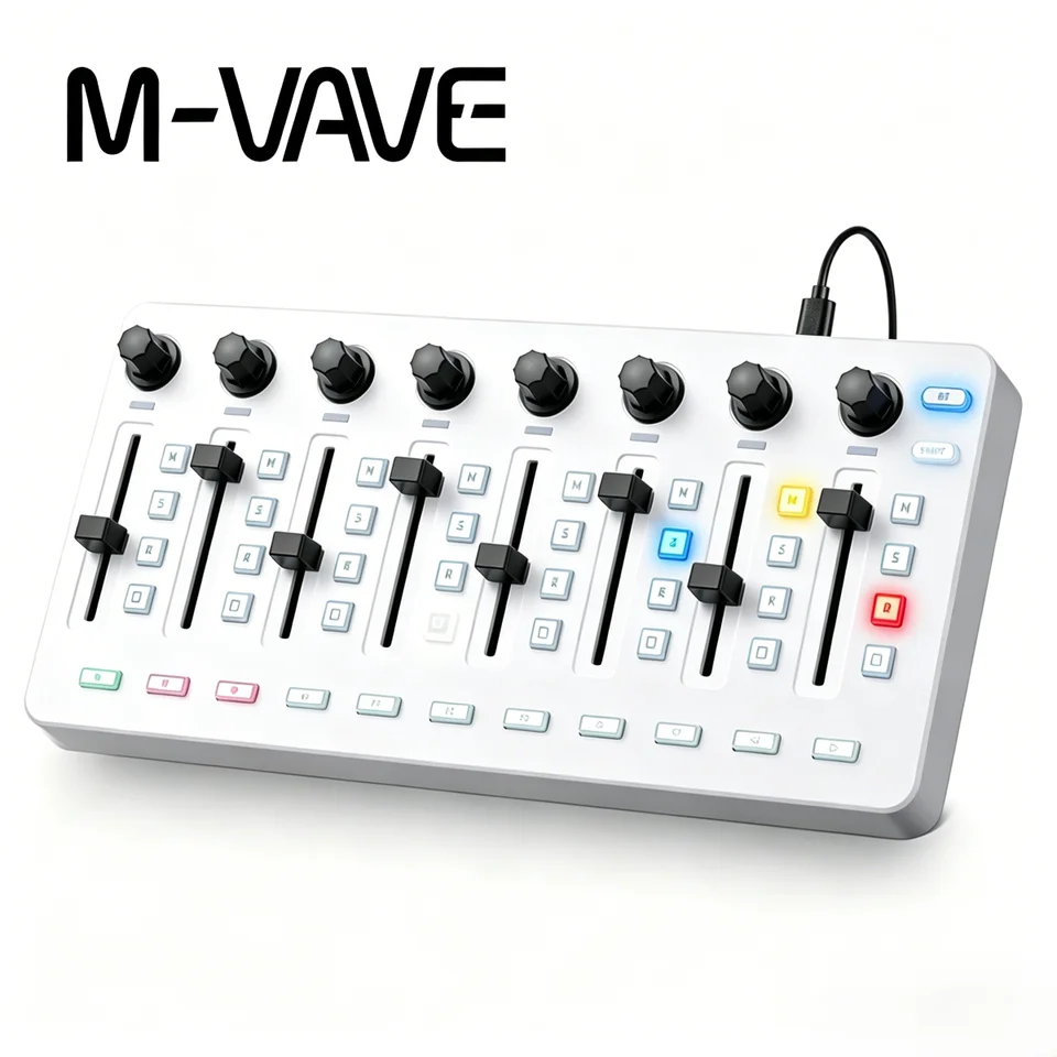 M-VAVE SMC-Mixier ワイヤレス対応midiコントローラ M-VAVE SMC-Mixer