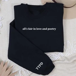 All's Fair in Love and Poetry felpa donna martored poisons Department felpe stampate Pullover felpe abbigliamento donna