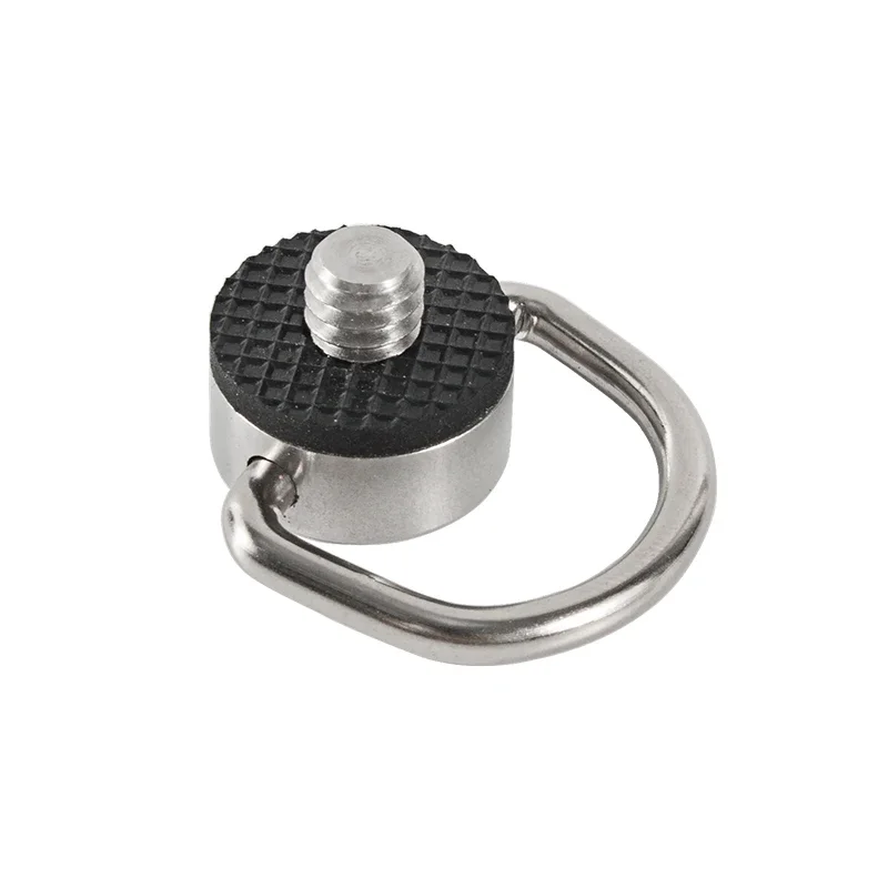 사진 촬영용 스테인리스 스틸 장착 삼각대 플레이트 나사, D 링 나사, SLR 카메라 삼각대 모노포드용 카메라 액세서리, 1/4 인치