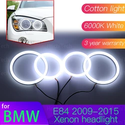 Angel Eyes Kit 6000L Cotton White  Ring Light for BMW X1 E84 2009 2010 2011 2012 2013 2014 2015 Xenon Headlight