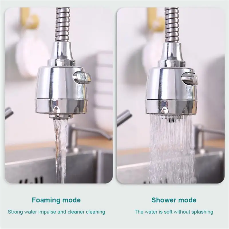 2 Modes Faucet Aerator Anti Splash Tap Head Shower Diffuser 360 Rotatable Nozzle Adjustable Booster Faucet Kitchen Accessories