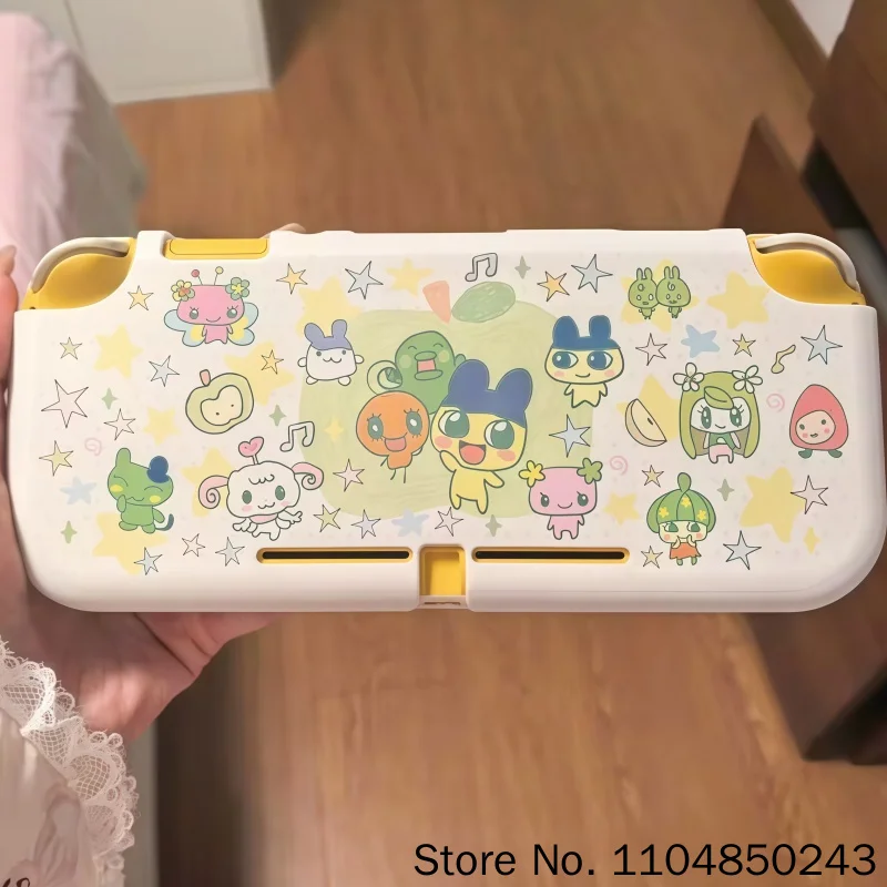 Original Tamagotchi Switch Protective Hard Case Green Apple Cartoon Design Hot Heart Forest For Switch Oled Lite Game Consoles