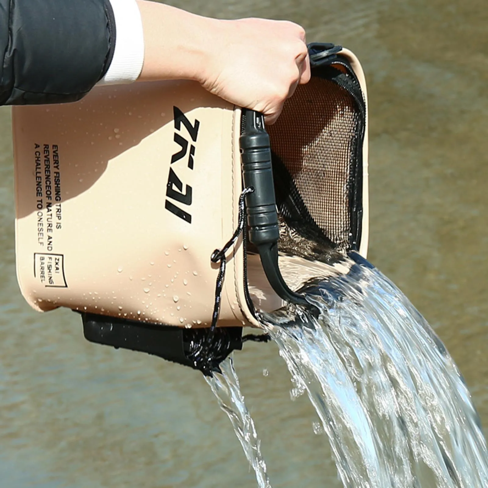 13L Fishing Bucket Folding Portable Collapsible Multifunctional Fish Live Bait Container For Fishing Accessories Fishing Tackles
