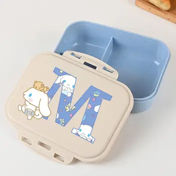 可愛肉桂狗便當盒 卡哇伊字母印花便當盒 女孩學校食品儲存容器 兒童生日禮物 10 最佳銷售 卡哇伊便當 - №9