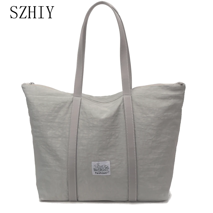 Large Shoulder Bag Women Short Distance Travel Luggage Bag Minimalist Tote Office Minimalist Shopping New Soft Briefcase Pocket