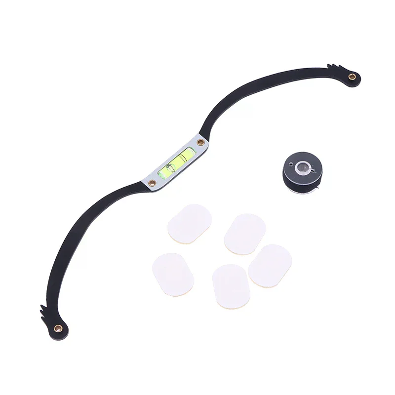 

Линейка-шаблон для микроблейдинга и перманентного макияжа в форме лука и стрелы с измерительной нитью для бровей, предварительно заправленная чернилами, для разметки (PMU)