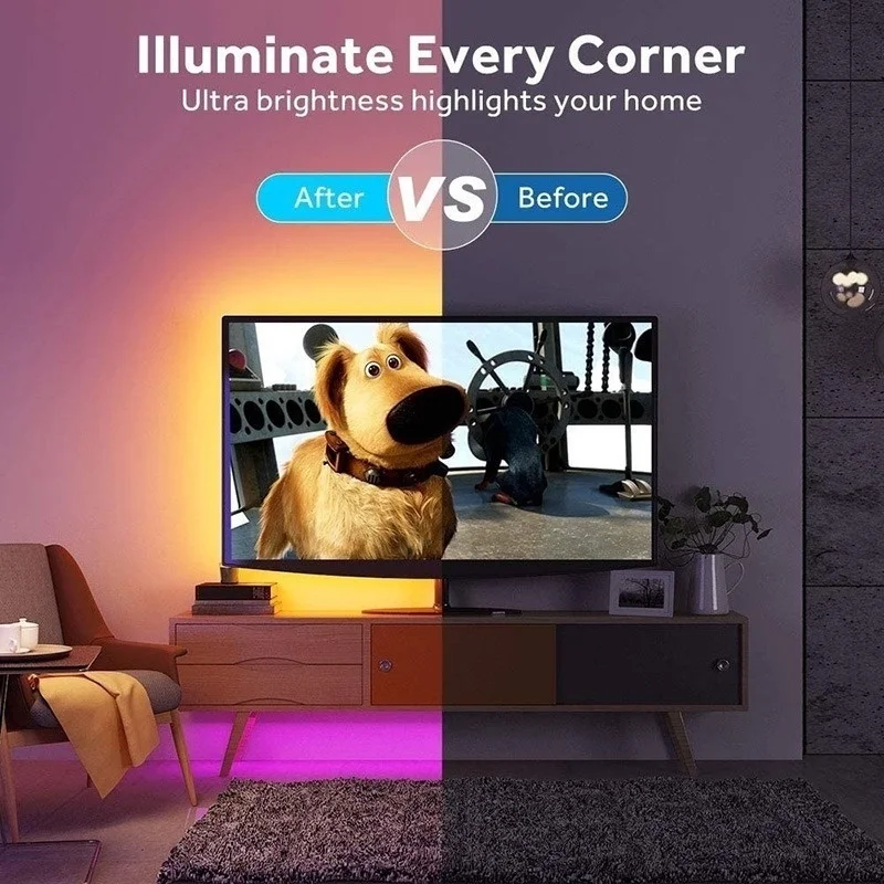 LED-Streifen Lichter 5050 RGB Bluetooth 1m-30m USB-LED-Licht TV Hintergrund beleuchtung Raum dekoration Luces LED-Band Diode flexibles Band
