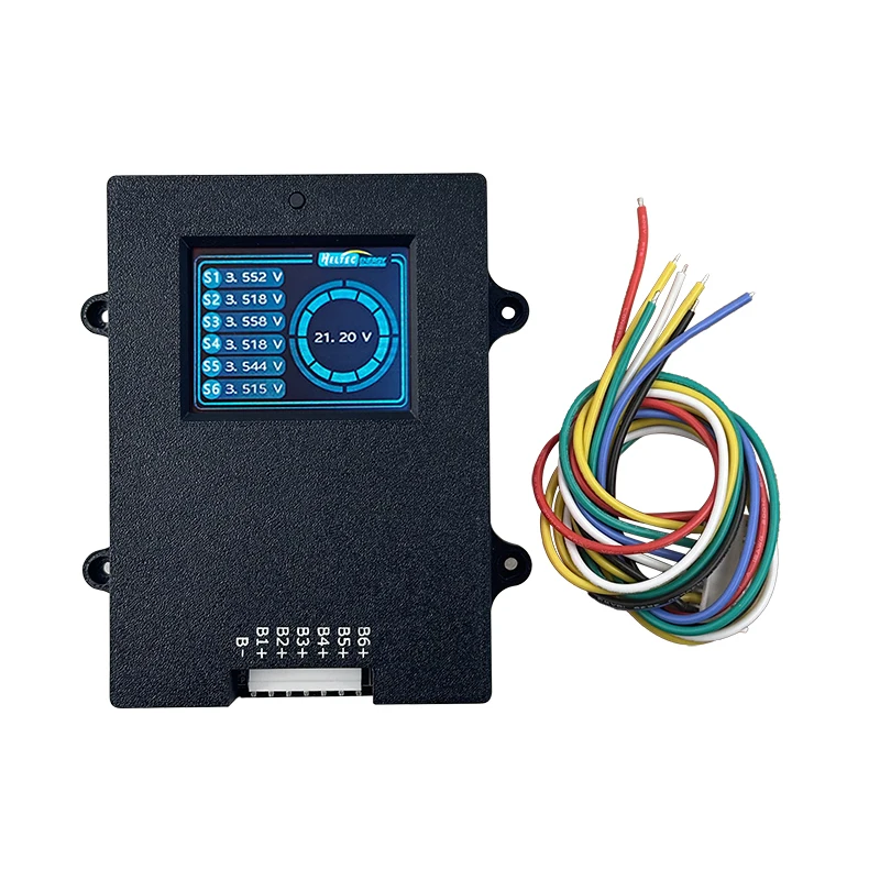 Heltecbms 5A Lipo/lifepo4/LTO активный балансир 4s 6S 8S с дисплеем напряжения 12 В литиевая батарея передача энергии активный эквалайзер