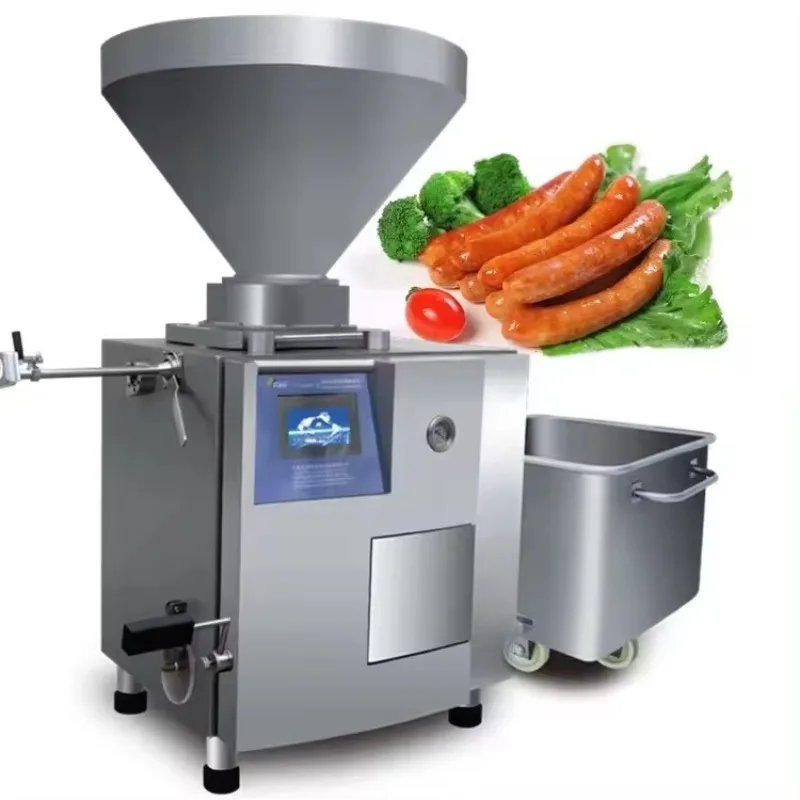 Automatic Commercial Easy to Operate Pneumatic Quantitative Twisting Enema Machine Sausage Stuffer Machine