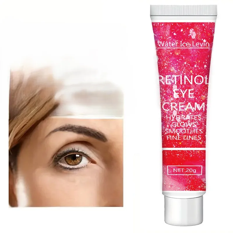 One Tube, Retinol Eye Cream, Containing Coconut Oil and Astaxanthin, Retinol, Plant-Based Squalane, Firming and Moisturizing Cream, Soft and Smooth Light Beige Color for the Eye Area, Brightening Eye Cream