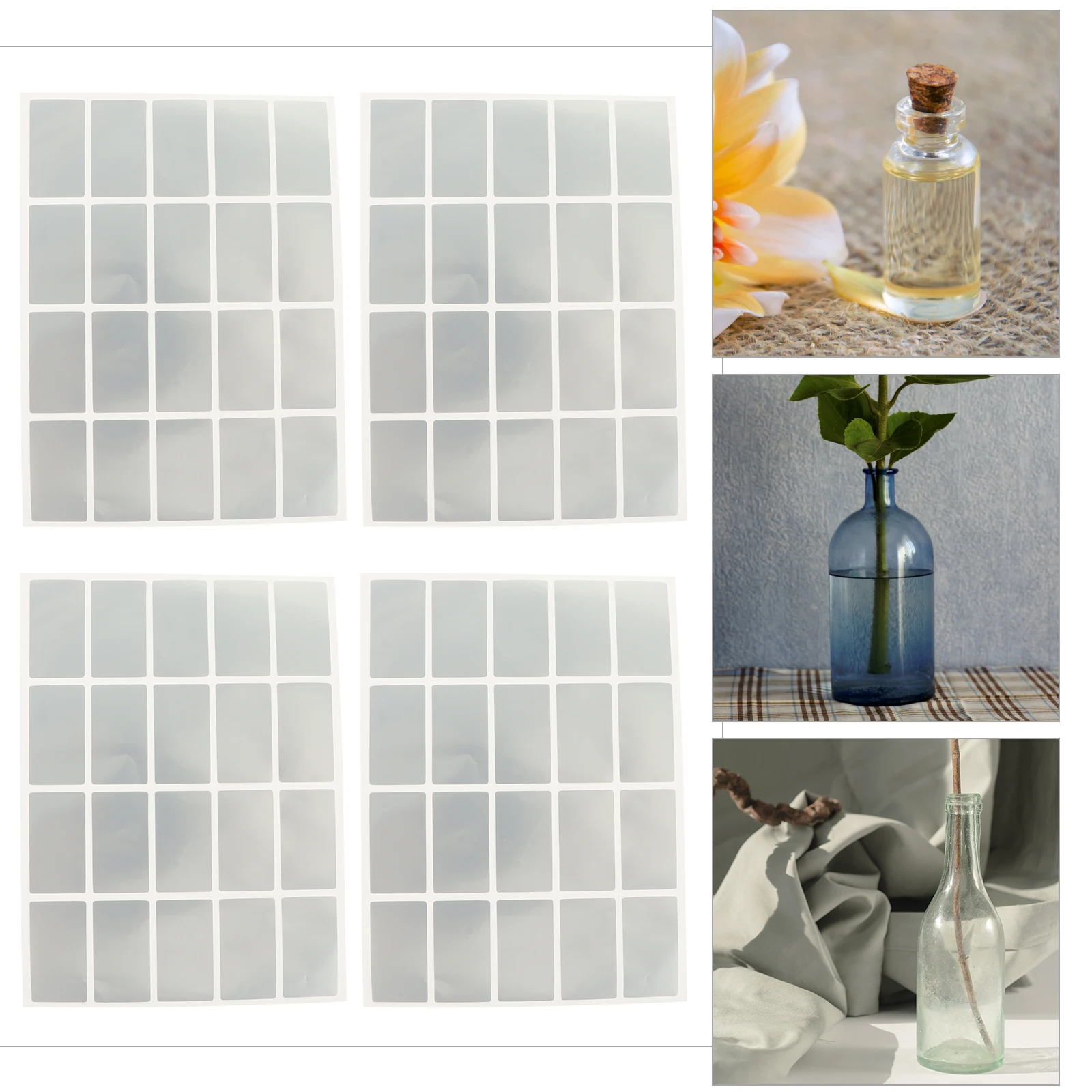 

100pcs Waterproof Marking Sticker Labels Self-adhesive Kitchen Storage Spice Classification Memo Label Home Office School