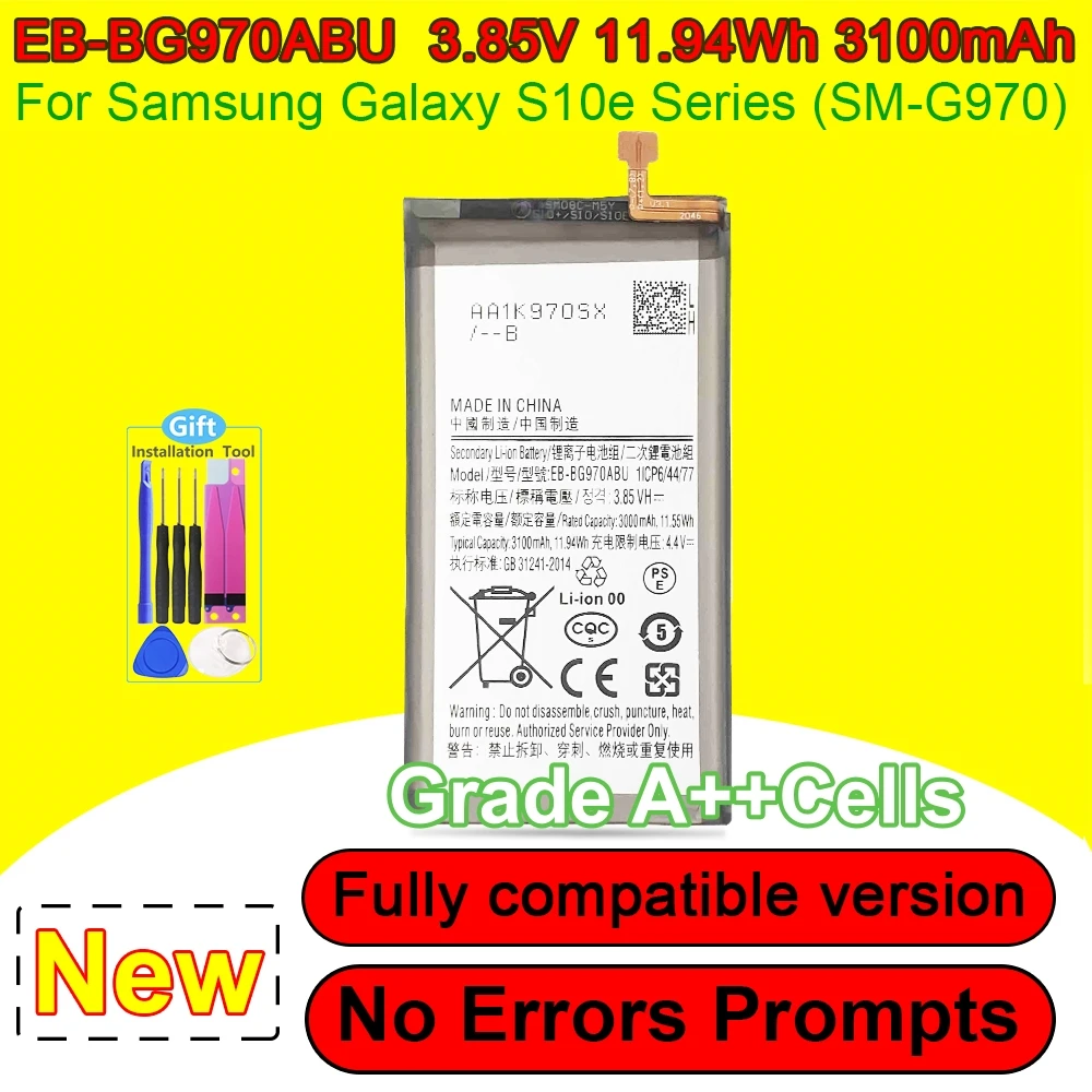 EB-BG970ABU Phone Battery For Samsung Galaxy S10e SM-G9700 SM-G970F SM-G970U SM-G970W SM-G970N Mobile Phone Batteries