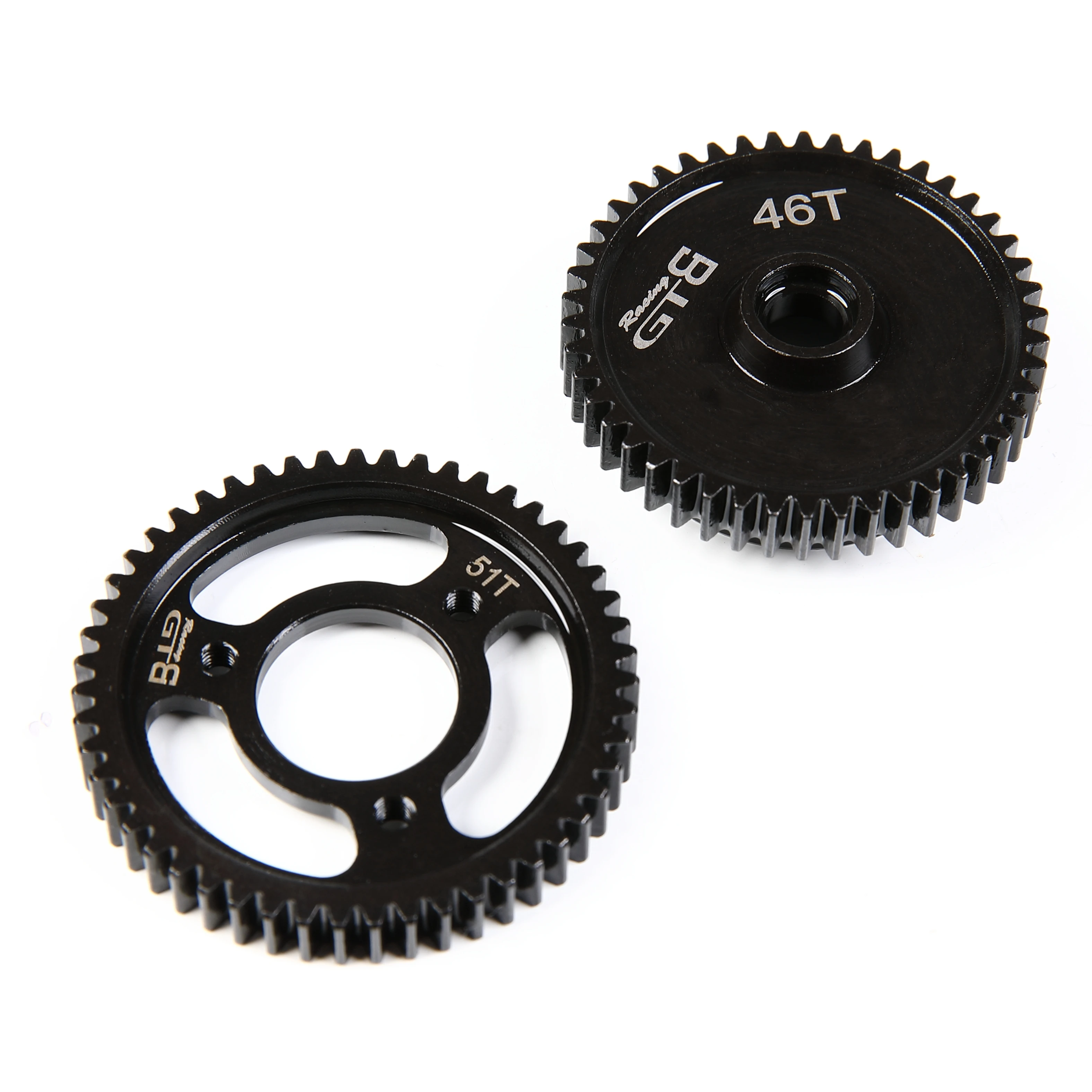 GTB Hard Steel Kyosho FW05 FW06  Spur Gear 46T 51T 2 Speed Gear Set Upgrade Part